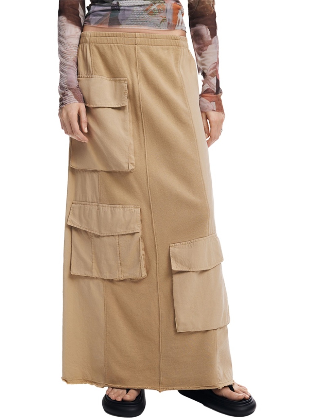 DESIGUAL PRESTON LONG CARGO SKIRT